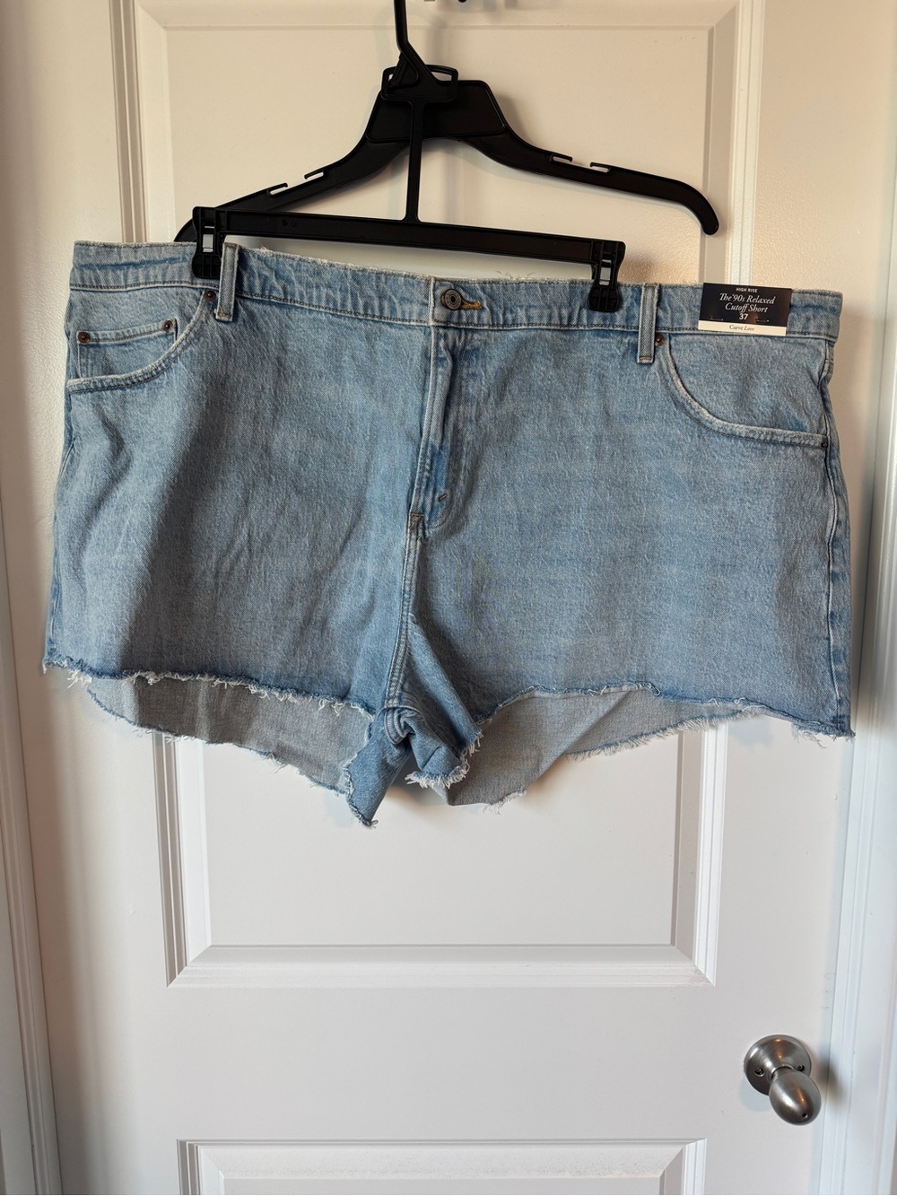 Abercrombie & Fitch Light Blue Denim Cutoff Shorts